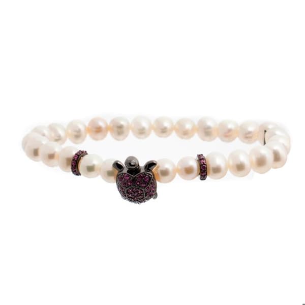 Armband - Lancaster - JLABRTRTLE5WH - Guldpläterad - Swarovski-kristaller - Roséguld