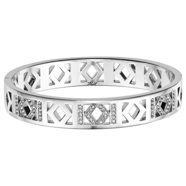 Armband - KARL LAGERFELD - KLASSIC 5483638 - Rostfritt stål - Silver - Zirconia