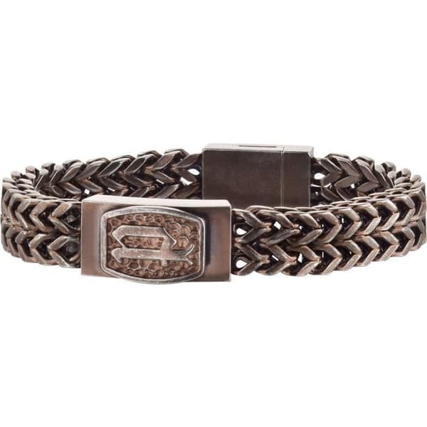 Armband - Police - S14AGT02B - Rostfritt stål - Brun - Man