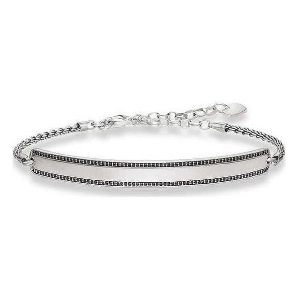 Armband - Thomas Sabo - LBA0009-643-11 - Silver - Svart - 15-18 cm
