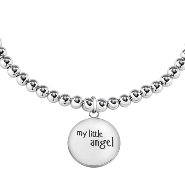Armband - Den lilla historien - LPS05AQL05 - Rostfritt stål - Längd 16.5 cm - Silverfärgad