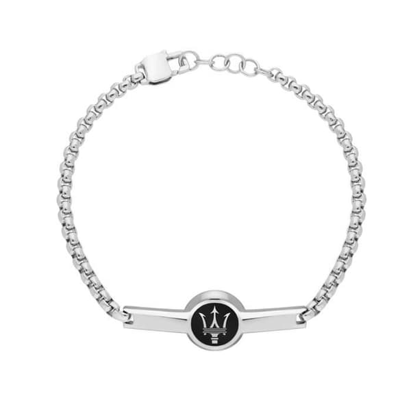 Armbands - MASERATI - Stål - Vit och svart - Elegant - För män