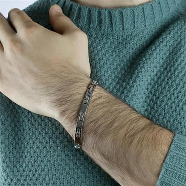 Armband i stål för män Cross SKR28