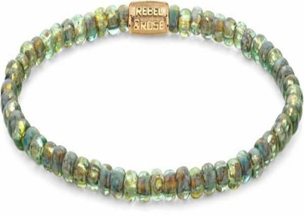 Armband med pärlor Japanese Secret Garden Gold RR-40115-G - Storlek: 15 cm - XS