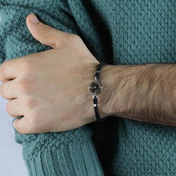 Bicolore armbands i stål Versilia SAHB07