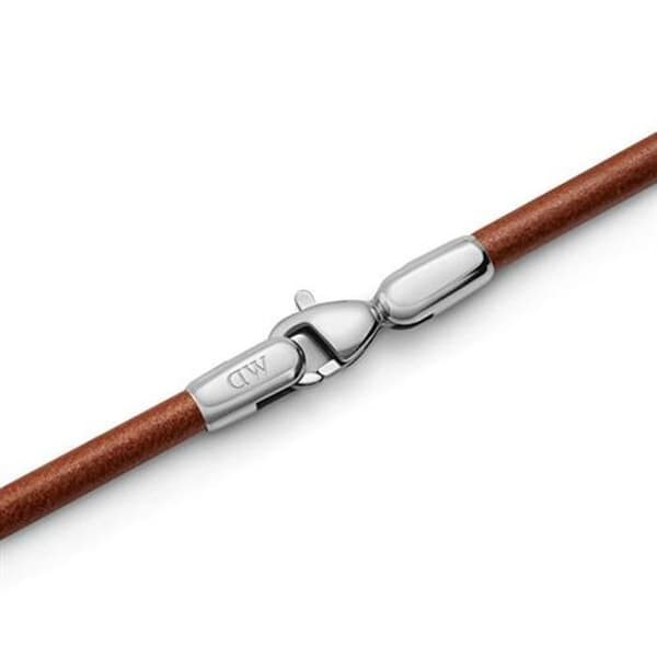 Anständigt brunt läderarmband St Mawes Perfect Pair DW0040071 - Längd: 17,5 cm