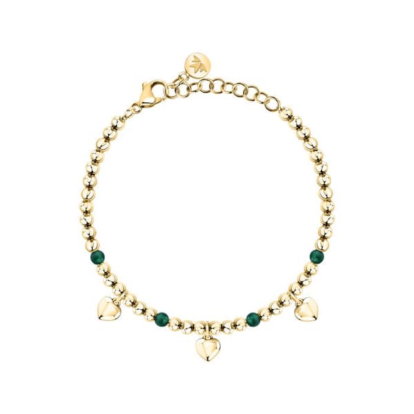 Armbands - MORELLATO - SAIX15 - Stål och Agat - Guld - 16+3 cm