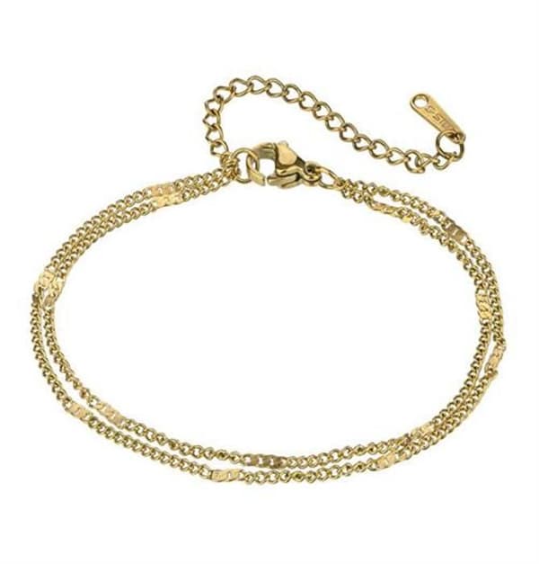 Dubbelt guldpläterat armband för kvinnor Maia EWB24026G