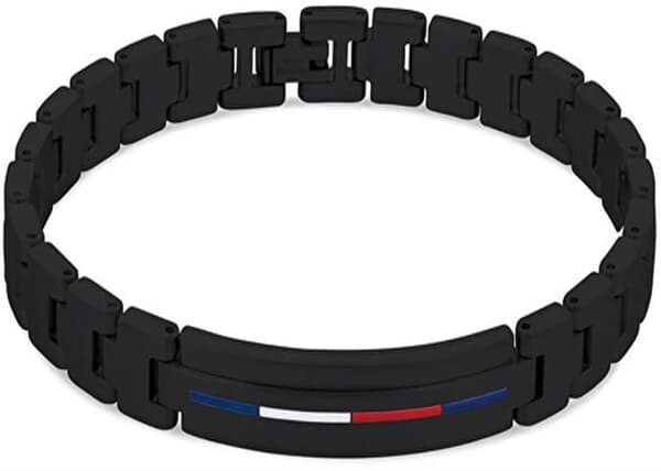 Tidlös armband i svart stål 2790312