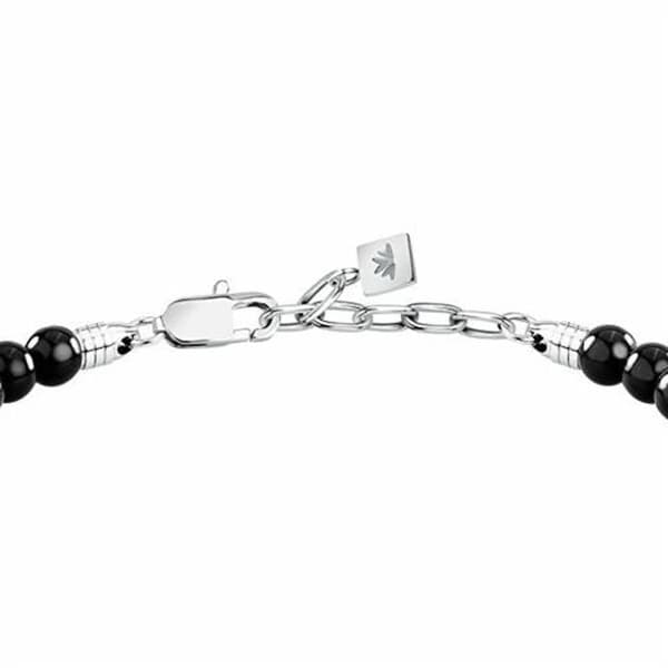 Armband för män i pärlor med onyx Pietre S1748