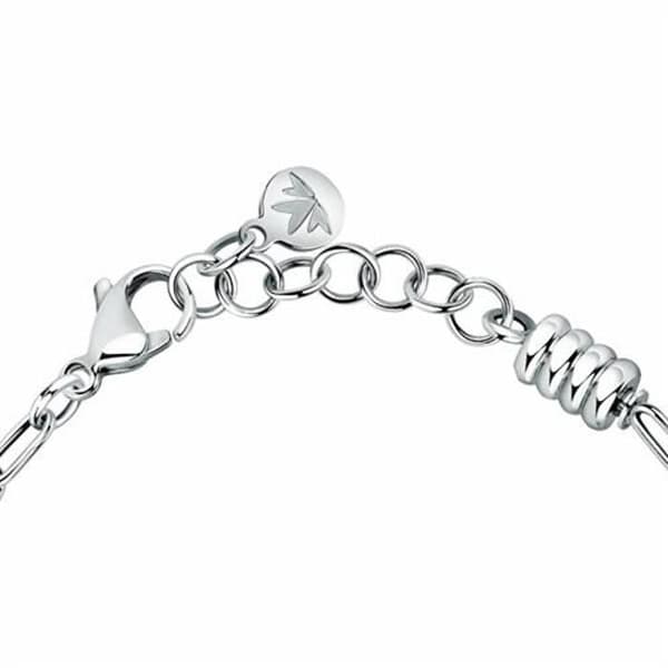 Armband i stål med björnsformade droppar SCZ1318