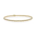 Miniatyrbild 4 av 4: Armband boll belagd med guld för kvinnor Saturne SB-G-3MM-ADD