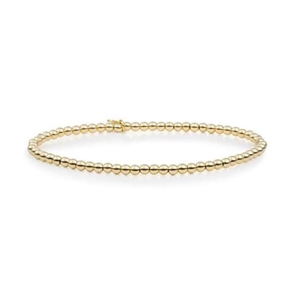 Armband boll belagd med guld för kvinnor Saturne SB-G-3MM-ADD
