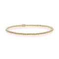 Miniatyrbild 1 av 4: Armband boll belagd med guld för kvinnor Saturne SB-G-3MM-ADD