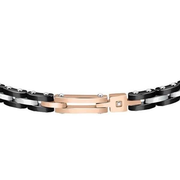 Lyxig herrarmband med diamanter SAUK02