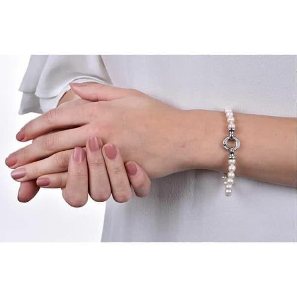 Evolution Group Armband Med Silverpärlor Pavona 23003.1 A, För Kvinnor