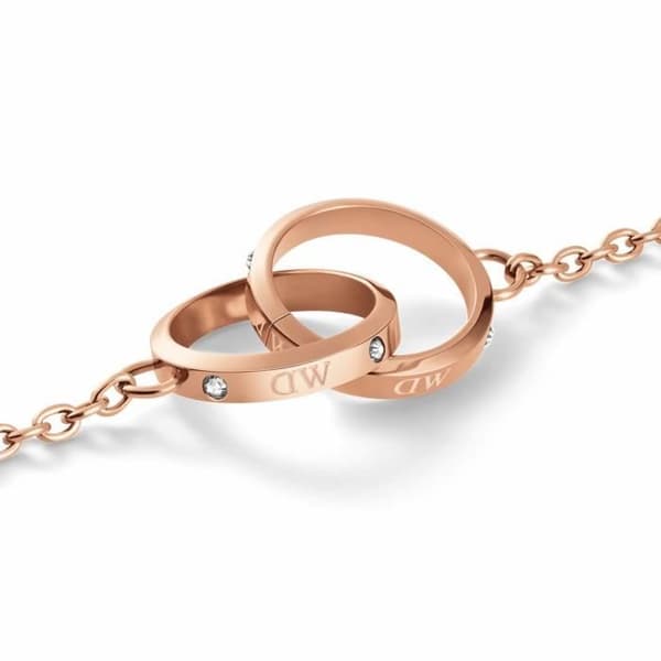Daniel Wellington Lumine Unity armband för kvinnor - roséguld - TU