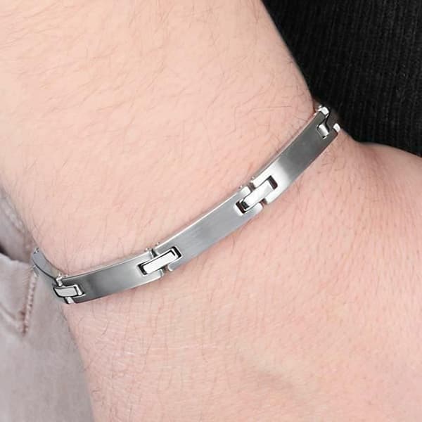 Armband i stål Morellato för män Kors SKR42 - Silverfärgad - Merke Morellato - Material Stål