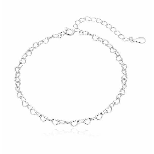 Romantisk Silverarmband Beneto Agb528 / 21l, För Kvinnor, Sbe1271