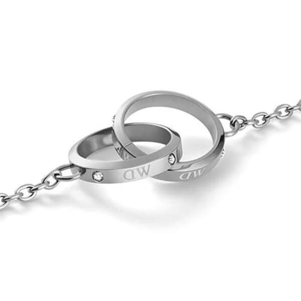 Daniel Wellington Lumine Unity armband för kvinnor - silver - TU