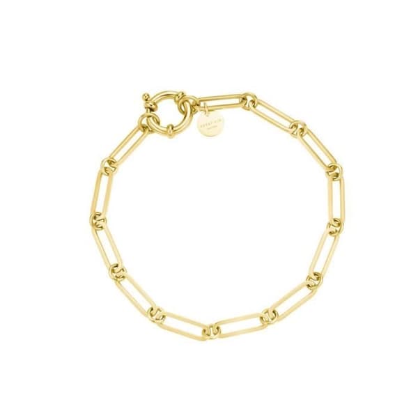Armband Rosefield "Chunky Chain Bracelet Gold" Guld