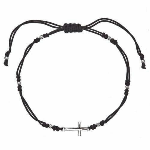 Evolution Group Armband Kabbalah Noir Med Kors 13023.3 Noir, För Kvinnor, Seg0600