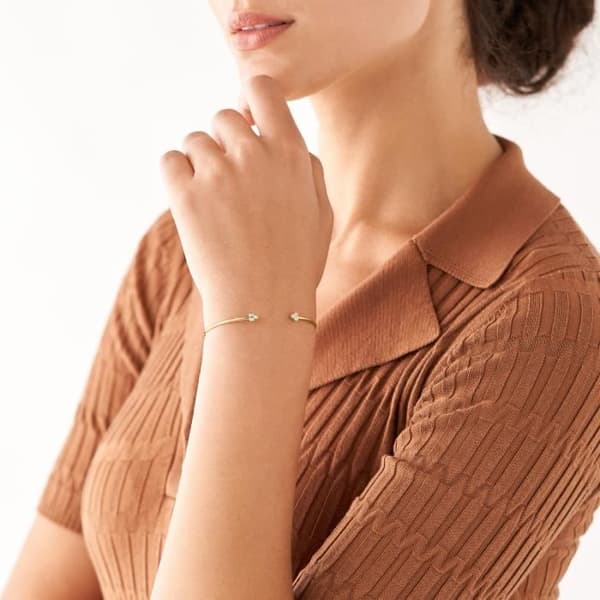 Armband jonc Fossil Sadie tre oxider - Gul