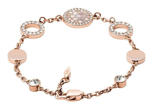 Armband - Fossil - JF01739 - Rostfritt stål - 20 cm - Kvinna - Rosé