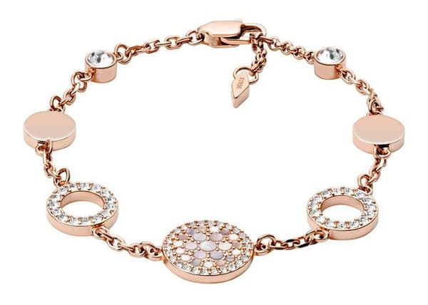 Armband - Fossil - JF01739 - Rostfritt stål - 20 cm - Kvinna - Rosé