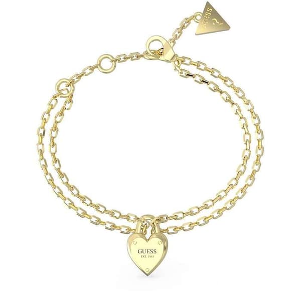 Armband - GUESS - All You Need Is Love - Metall - Guld - Justerbar