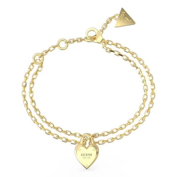 Armband - GUESS - All You Need Is Love - Metall - Guld - Justerbar