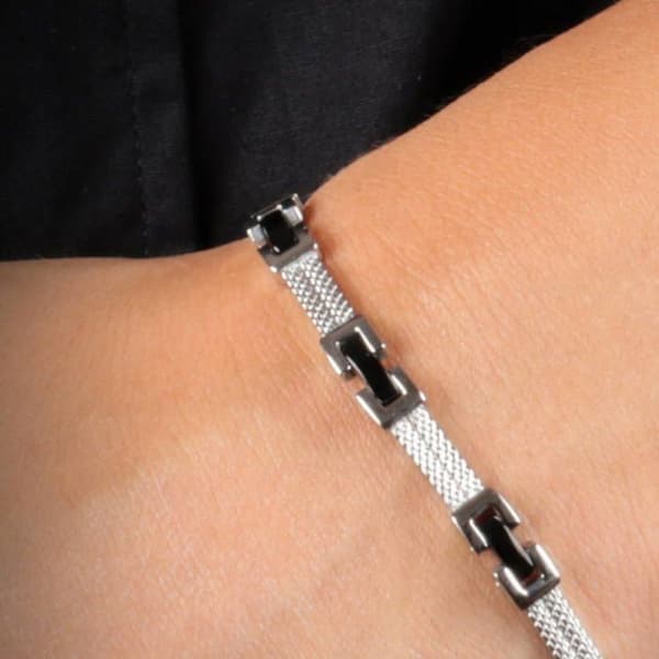 Armband i stål - MORELLATO - SKR36 - Svart - Man - 215mm