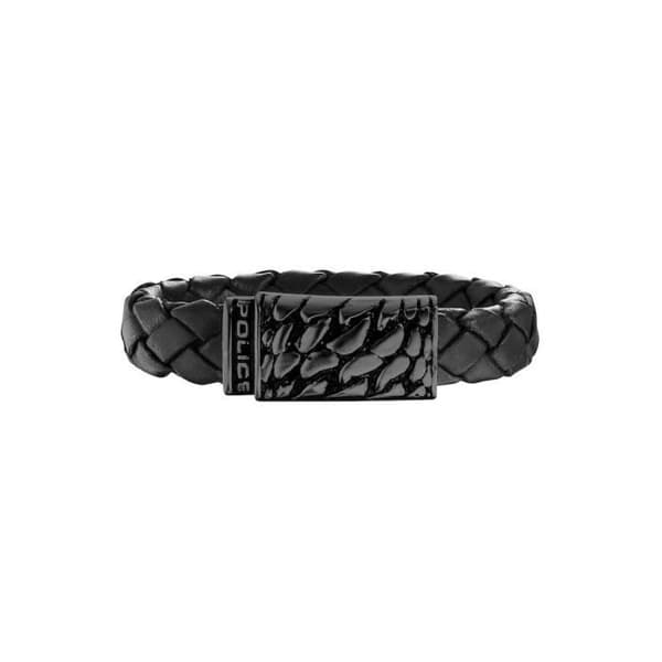 Halsband - POLISSMYCKEN - Mod. ALLIGATOR 2FUZPJ.25729BLB_01-L - Rostfritt stål - Herr - Ny