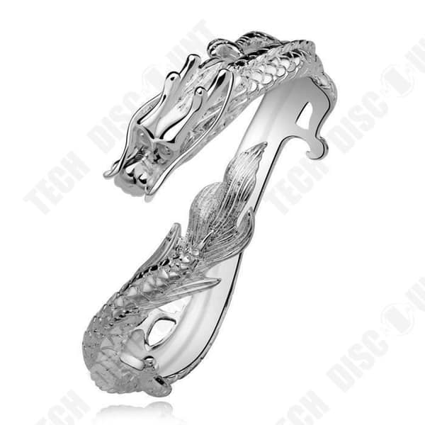 TD® Ny asiatisk stil Dragon Armband 925 Silverpläterad present för kvinnor Kvinnors Alla hjärtans dag Kvinnors födelsedag