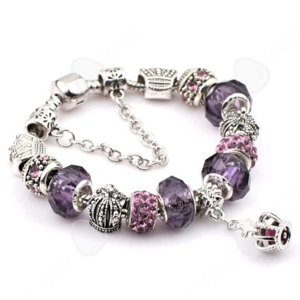 CONFO® Femme Armband Smycken Pärlor Charmarmband Mörkblå Smycken Kvinna Fest- och födelsedagspresenter