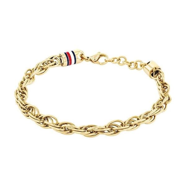 Herrarmband Tommy Hilfiger 2790500 Sterlingsilver 925 Gyllene