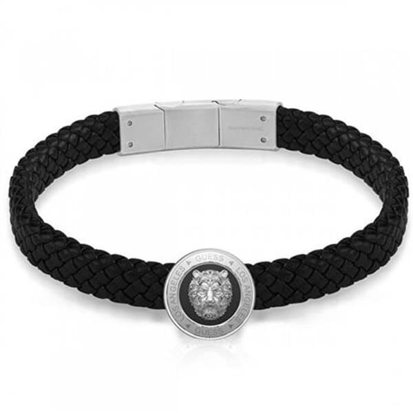 Armband för män i läder Lion King JUMB01312JWSTBKT/U