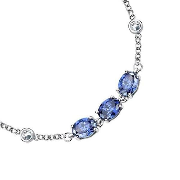 Elegant armband med blå cubic zirconia Colori SAVY19