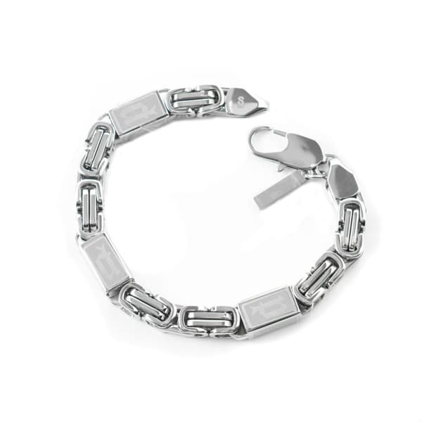 Armbånd til mænd Police PJ.24654BSS01-S Rustfrit stål 18 cm