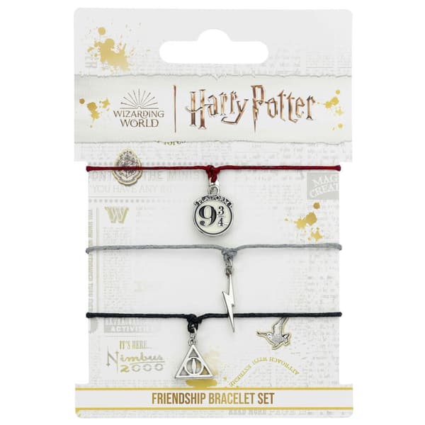 Harry Potter Deathly Hallows Friendship Set 3 bracelets