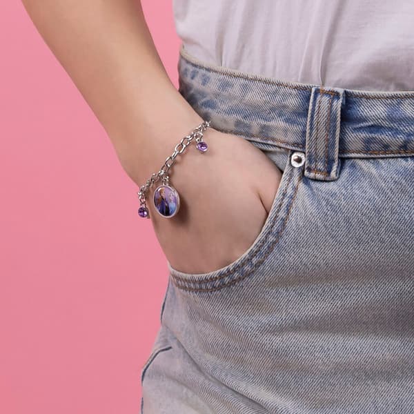 Disney Frozen charm bracelet silver