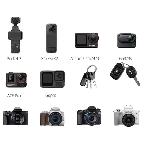 INF Anti-Lost håndstropp for DJI OSMO Pocket 3 Sort