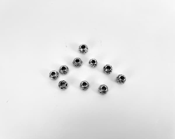 INF Vintage Legering Spacer Perler til DIY Smykkefremstilling - 10 stk