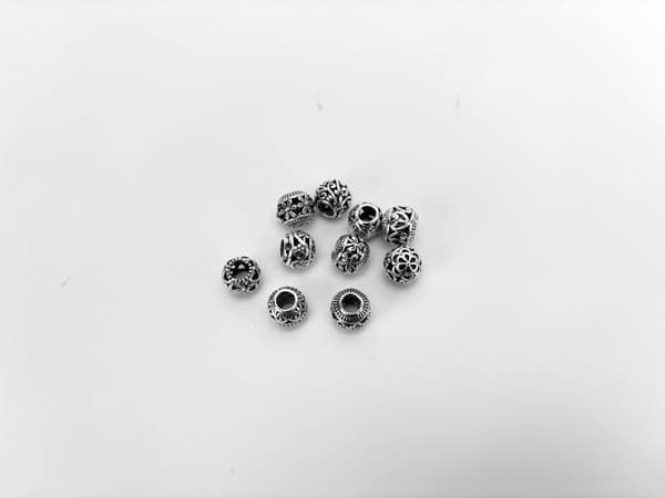 INF Vintage Legering Spacer Perler til DIY Smykkefremstilling - 10 stk