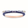 Miniatyrbilde 1 av 2: Armbånd for Kvinner Thomas Sabo LBA0068-898-1 Blå Rosegull Sølv - 14,5-21 cm