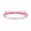 Miniatyrbilde 1 av 2: Armbånd for Kvinner Thomas Sabo LBA0049-173-9 16 - 19 cm Sølv Rosa 21 cm - 12-19 cm