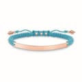 Miniatyrbild 2 av 2: Damarmband Thomas Sabo LBA0062-597-1 Blå Roséguld Silver - 14,5-21 cm