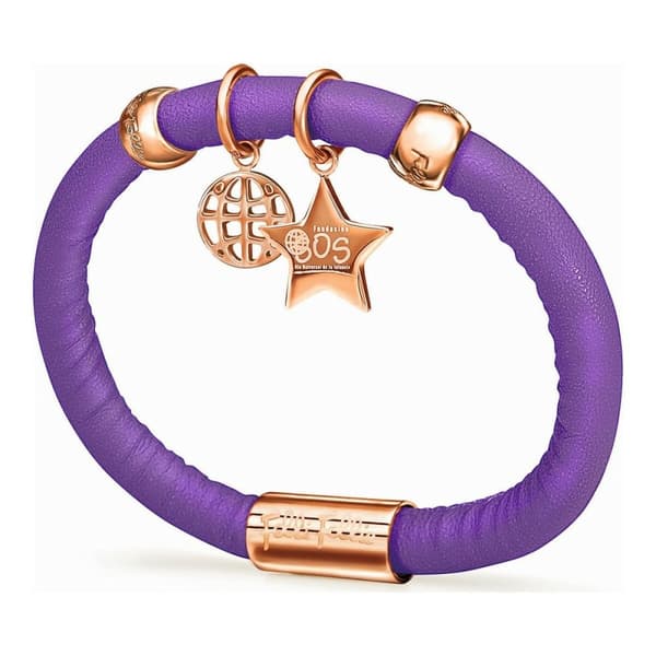 Armbånd for Kvinner Folli Follie 1B13T046R 16 cm - Fiolett
