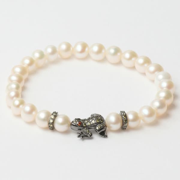 Armbånd for Kvinner Lancaster JLA-BR-FROG-3-WH 16 mm