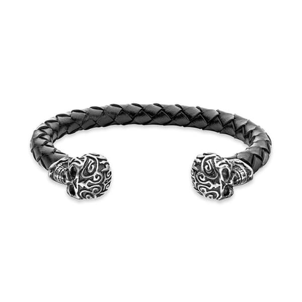 Armbånd for Menn Police Lær 19 cm